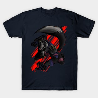 Wolf Bounty Hunter (W/O text) T-Shirt